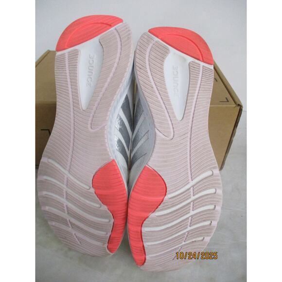 NEW W DEFECT adidas Women's Edge Lux 5 Running Shoe, White/White/Acid Red, 7 - Picture 5 of 8